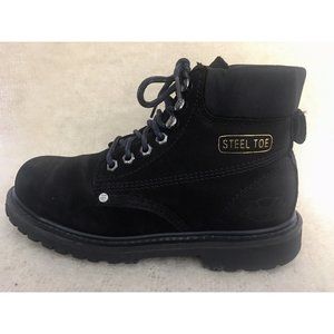 Workmen V Steel Toe Boots #560 Black Oil Resistance Mens US Size 7
